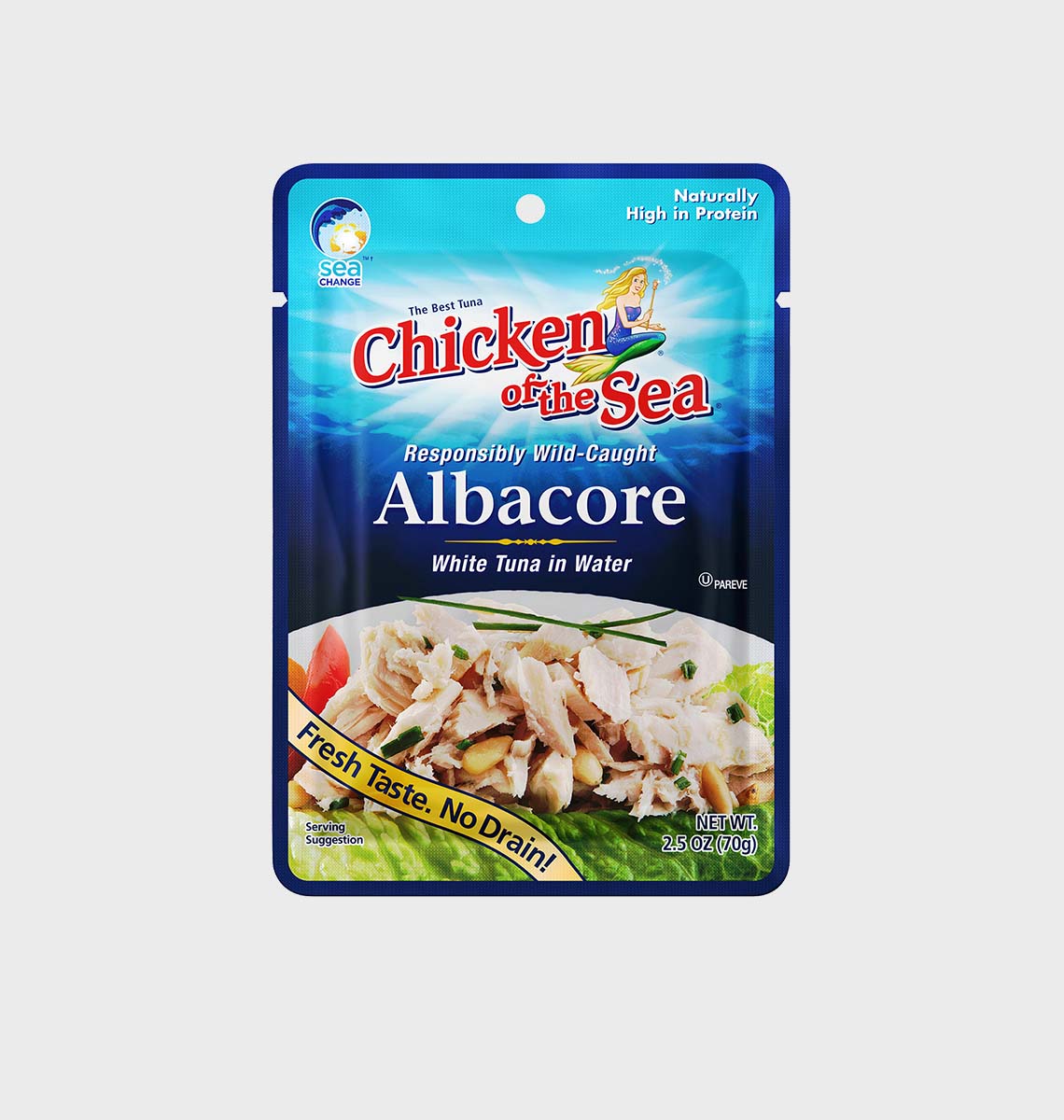 Albacore White Tuna in Water Pouch | Chicken of the Sea Business ...