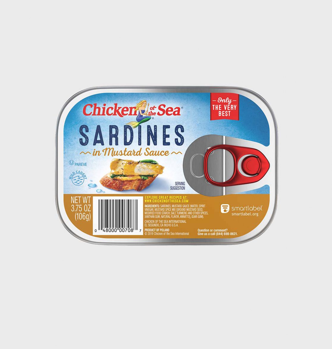 Sardines in Mustard Sauce Chicken of the Sea Business & Foodservice