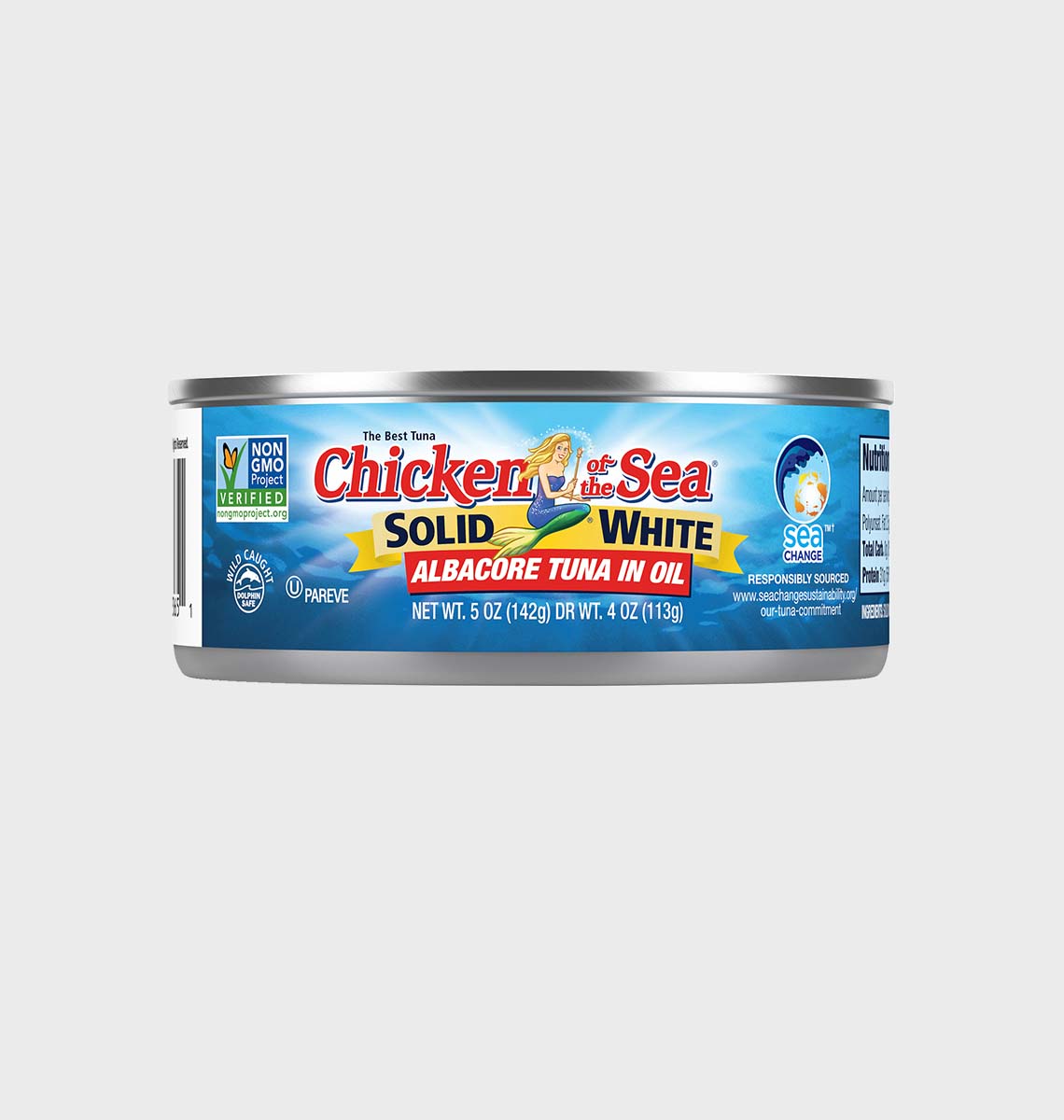Solid White Albacore Tuna in Oil Chicken of the Sea Business