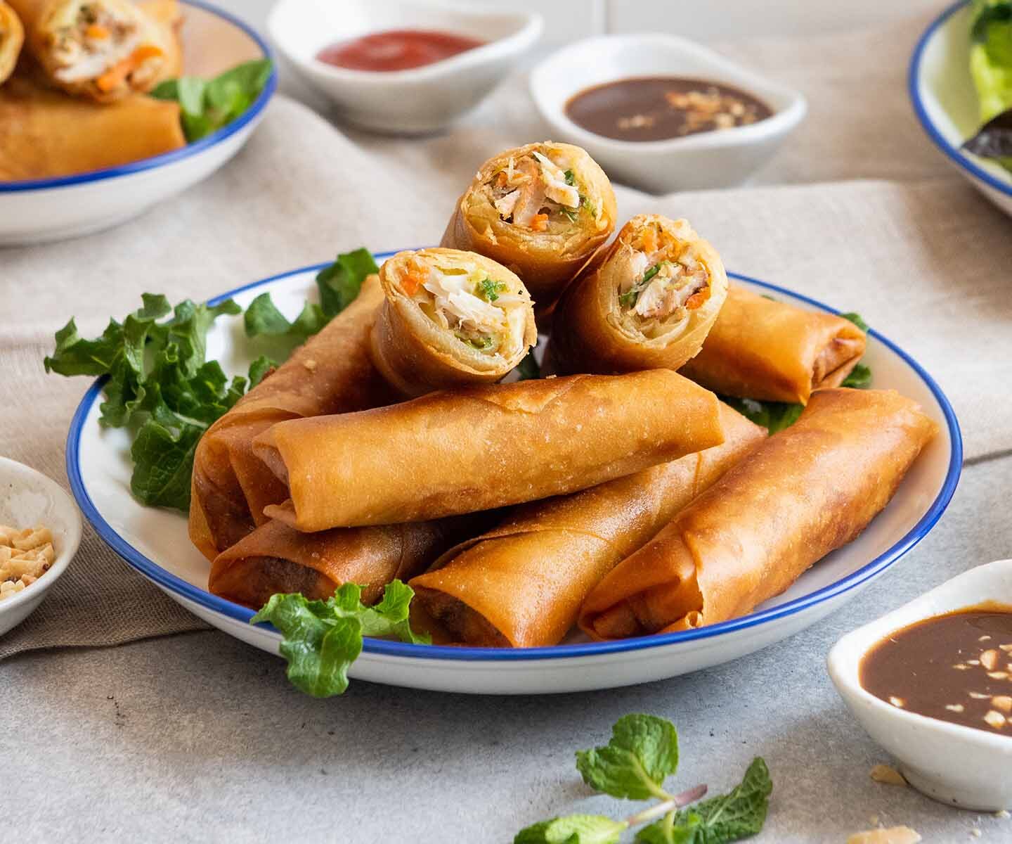 Crispy Fried Crab Spring Rolls  Chicken of the Sea Business & Foodservice
