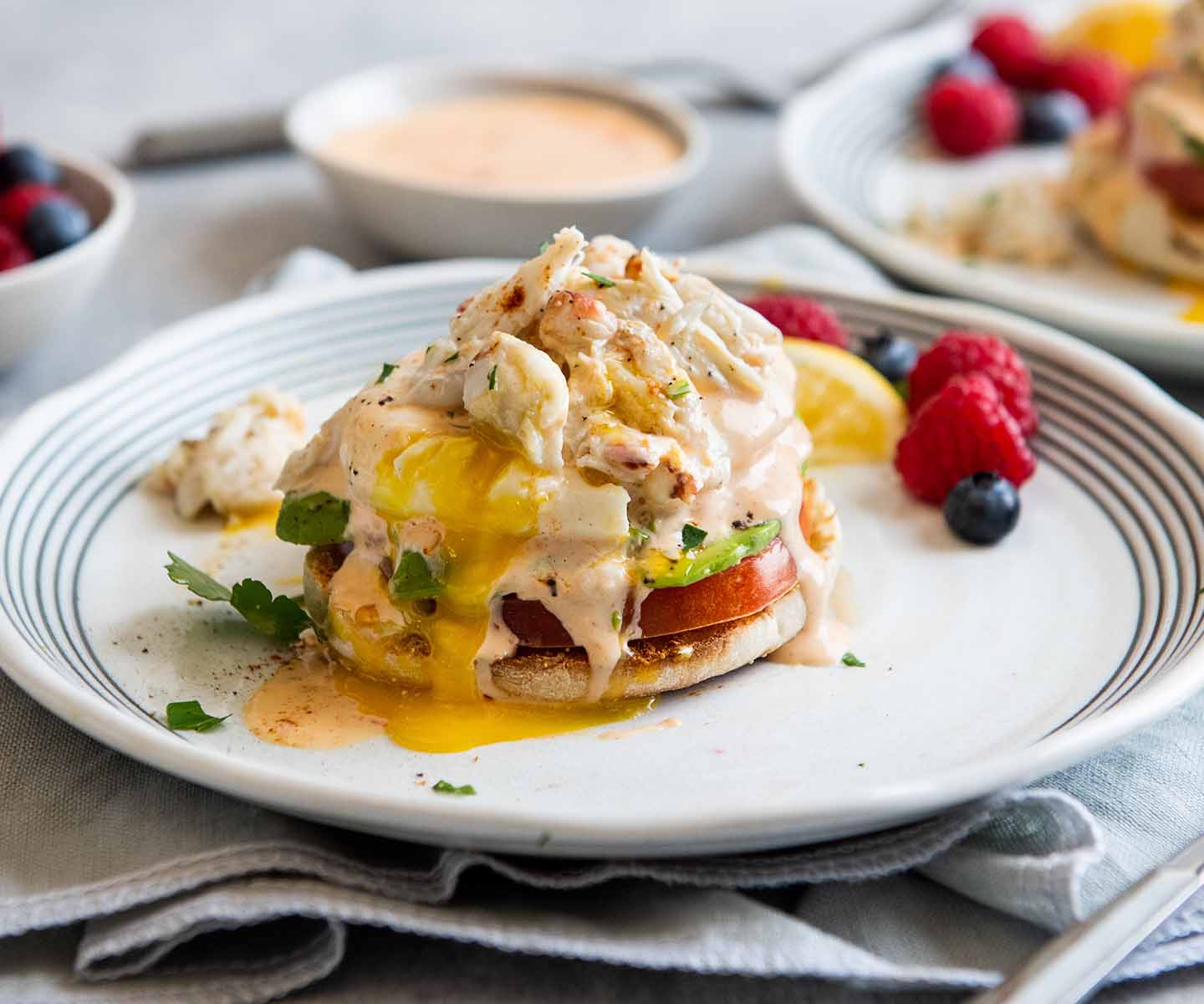 Spicy Crab Avocado Benedict Chicken of the Sea Business & Foodservice